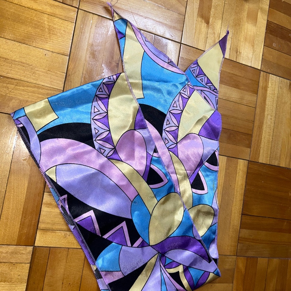 Vintage Colorful Abstract Patterned scarf/belt